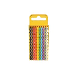 Marcador  WIC3, 4-6mm² , N°0-9 ICC (Plancha X100)  WIC3 0-9 I Hellermann Tyton