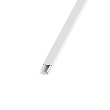 Tira Cablecanal Minicanal 20x10mm.C/Adhesivo Ht, Blanco HTA 2010 x2Mt Hellermann Tyton