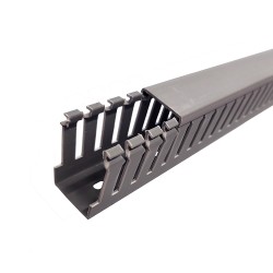 Cablecanal Ranurado Heladuct, 30X50mm, Pvc Gris HD3P-30x50 Hellermann Tyton