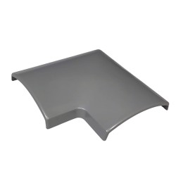 Codo Piso Canal 75X17mm Gris CO7517 Hellermann Tyton