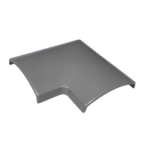 Codo Piso Canal 75X17mm Gris CO7517 Hellermann Tyton