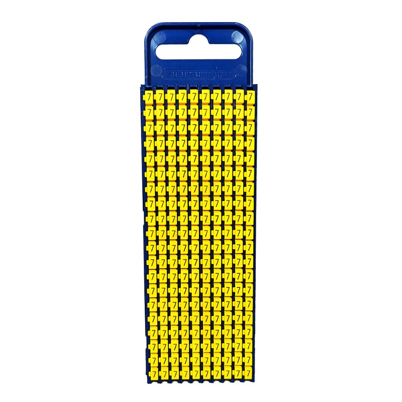 Marcador  WIC2, 1,5-2,5mm² , N°7 Ama (Plancha X200)  WIC2 7 AM Hellermann Tyton