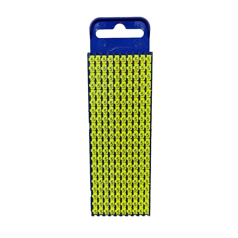 Marcador  WIC2, 1,5-2,5mm² , N°5 Ama (Plancha X200)  WIC2 5 AM Hellermann Tyton