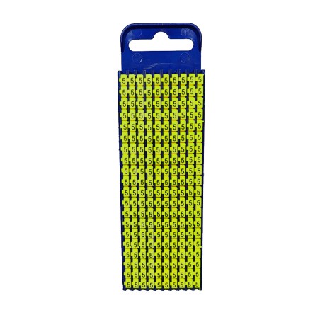 Marcador  WIC2, 1,5-2,5mm² , N°5 Ama (Plancha X200)  WIC2 5 AM Hellermann Tyton
