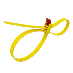 Precinto Recuperable Speedytie, 750mm, Amarillo  x5u RTT750HR Hellermann Tyton