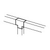 Uniton "T" Plana P/Minicanal 40X30 Blanco CT4034 Hellermann Tyton