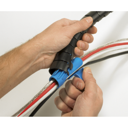 Organizador De Cable Helawrapp. Ømax 25 Mm. Negro HWPP25 Hellermann Tyton