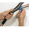 Organizador De Cable Helawrapp. Ømax 25 Mm. Negro HWPP25 Hellermann Tyton