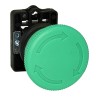 Pulsador Plast. Parada Emerg. D40 c/Ret., Ø22 Ip40, s/Cont, Verde SLPFN2R4 Steck