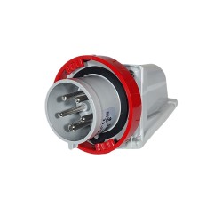 Ficha Fija de Sobreponer Optima 3P+N+T 32A 380/415Vca 6H IP67 Rj 245.3297 Scame