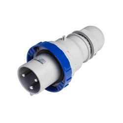 Ficha Movil Optima 2P+T 63A 200/250Vca 6H Ip67 Az 218.6333 Scame
