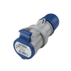 Toma De Acople Optima 2P+T 16A 200/250Vca 6H Ip44 Az 313.1643 Scame
