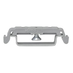 Adaptador A Riel Din, Con Tornillo, P/Soporte De Montaje, Gris 209-123 Wago