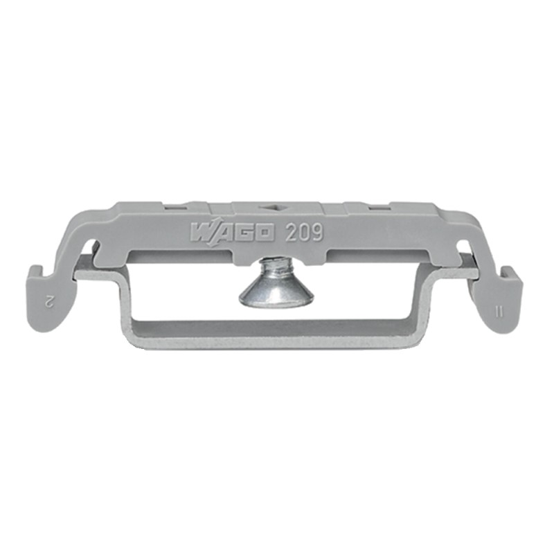 Adaptador A Riel Din, Con Tornillo, P/Soporte De Montaje, Gris 209-123 Wago Adaptador A Riel Din, Con Tornillo, P/Soporte De Montaje, Gris 209-123 Wago