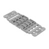 Soporte De Montaje, Con Alivio De Tensión, 4 Polos, P/221-2401, Gris 221-2504 Wago
