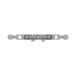 Soporte de Montaje, c/Alivio Tensión, 1 Polo, p/221-2401, Gris 221-2501 Wago