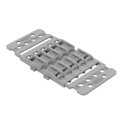 Soporte De Montaje, Con Alivio De Tensión, 5 Polos, P/221-2401, Gris 221-2505 Wago