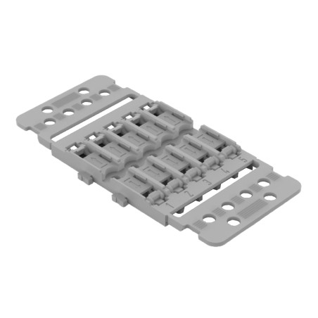 Soporte De Montaje, Con Alivio De Tensión, 5 Polos, P/221-2401, Gris 221-2505 Wago
