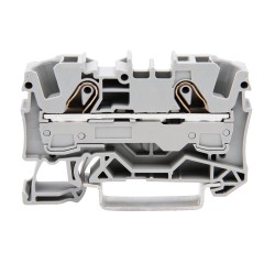 Borne De Paso P/2 Conductores, 6 Mm². P/Din 35, Cage Clamp. Gris 2006-1201 Wago