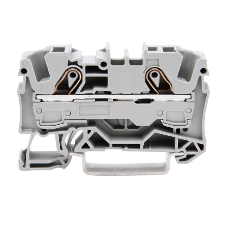 Borne De Paso P/2 Conductores, 6 Mm². P/Din 35, Cage Clamp. Gris 2006-1201 Wago