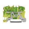 Borne De Paso P/2 Conductores, 6 Mm². P/Din 35, Cage Clamp. Ver/Ama 2006-1207 Wago