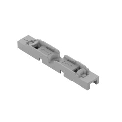 Soporte de Montaje, 1 Polo, p/221-2401, Gris 221-2521 Wago