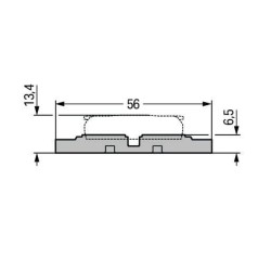 Soporte De Montaje, 1 Polo, P/221-2401, Gris 221-2521 Wago