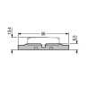 Soporte De Montaje, 1 Polo, P/221-2401, Gris 221-2521 Wago