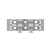 Soporte de Montaje, 2 Polos, p/221-2401, Gris 221-2522 Wago