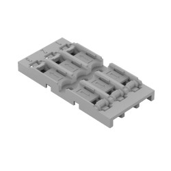 Soporte de Montaje, 3 Polos, p/221-2401, Gris 221-2523 Wago