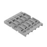 Soporte de Montaje, 5 Polos, p/221-2401, Gris 221-2525 Wago