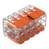 Conector de Empalme Compacto, 10 Cond. c/Palanca, 0,2.. 4mm² Transp. 221-420 Wago