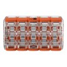 Conector de Empalme Compacto, 10 Cond. c/Palanca, 0,2.. 4mm² Transp. 221-420 Wago