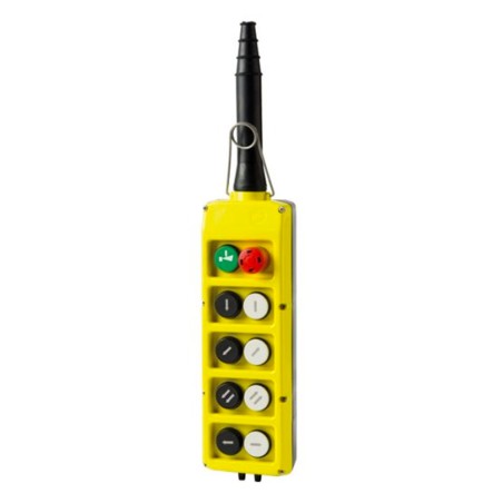 Botonera Colgante 8 Puls.+Com/Alarm.+Emerg, 2 Colum. PLB10 Giovenzana