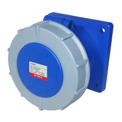 Toma De Empotrar Triton 2P+T 63A 200/250Vca 6H Ip67 Az H-3546W Steck
