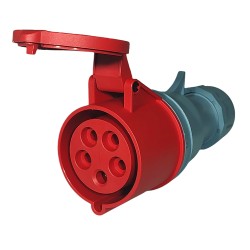 Toma de Acople Triton 3P+N+T 32A 380/415Vca 6H Ip44 Rj H-5256 Steck