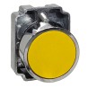 Pulsador Metalico Ø22 Rasante, Ip40, S/Cont, Amarillo SLMRN3 Steck
