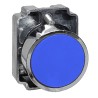 Pulsador Metalico Ø22 Rasante, Ip40, S/Cont, Azul SLMRN4 Steck