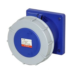 Toma De Empotrar Triton 2P+T 16A 200/250Vca 6H Ip67 Az H-3046W Steck