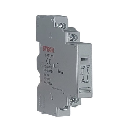 Contacto Auxiliar 1Na+1Nc 2P Lateral P/Gm Sls225 SACL11 Steck