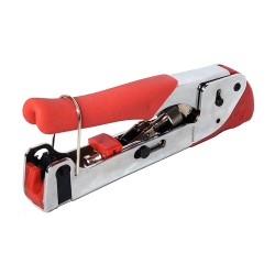 Herramienta para Terminales Coaxil F, Bnc, Rca, Rg-59, Rg-6  LY-518G LCT