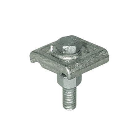 Grampa Puesta a Tierra c/Fijación a Superficie, 1 Placa, 2 Cond. 6-50mm² G3-01 LCT