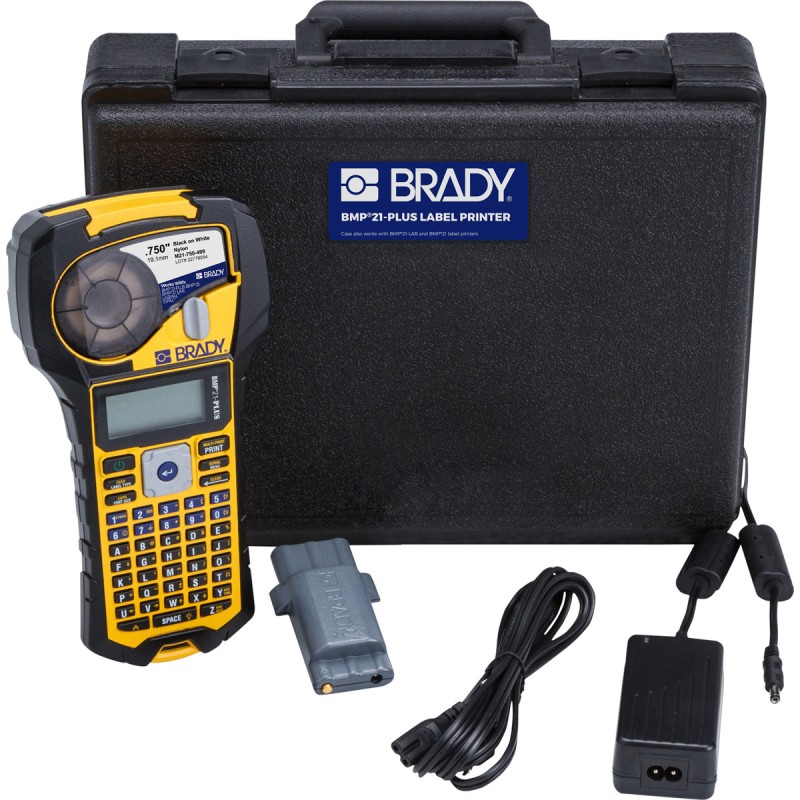 Rotuladora Electrónica Portátil Profesional, PC, h/19mm BMP21-PLUS-KIT1 Brady