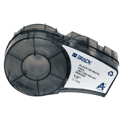 Cinta Vinilo, Neg/Bla, 12 mm X 6,40mts p/Bmp21 M21-500-59 Brady