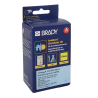 Cinta Vinilo, Neg/Ama, 12 mm X 6,40mts p/Bmp21 M21-500-59 Brady