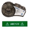 Cinta Vinilo, Bla/Verde, 19 mm X 6,40mts p/Bmp21 M21-750-59 Brady