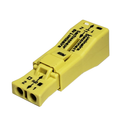 Conector para Desconexión de Luminaria 2 Polos  4mm²  Ama 873-902 Wago