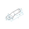 Terminal de Aluminio 95mm² 1/2" SCA 95 LCT