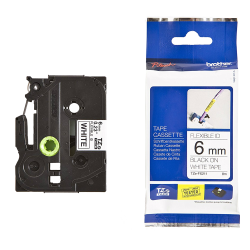 Cinta Laminada Flexible Neg/Bla 6 mm X 8 Mts TZeFX211 Brother