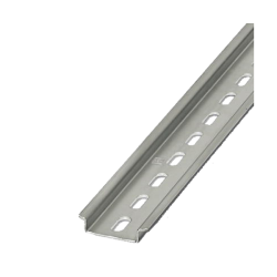 Riel Din Ns 35/7,5 Simetrico Perforado, Acero, 1000mm. NS 35/ 7,5 PERF 2000MM Phoenix Contact